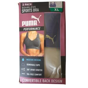 2-pack Convertible Wirefree Performance Bras XL New in Package